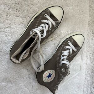 Converse Women’s High-Top Sneakers - Gray and White
